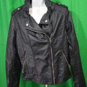 Women's Leather Motorcycle Jacket